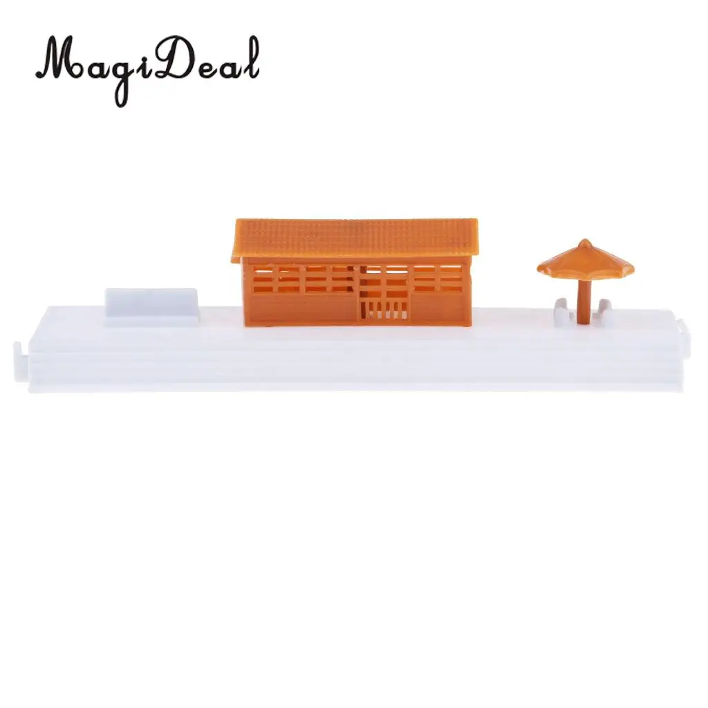 1:87 Scale Waiting Room Simulation Layout HO Building Model Railroad Diorama