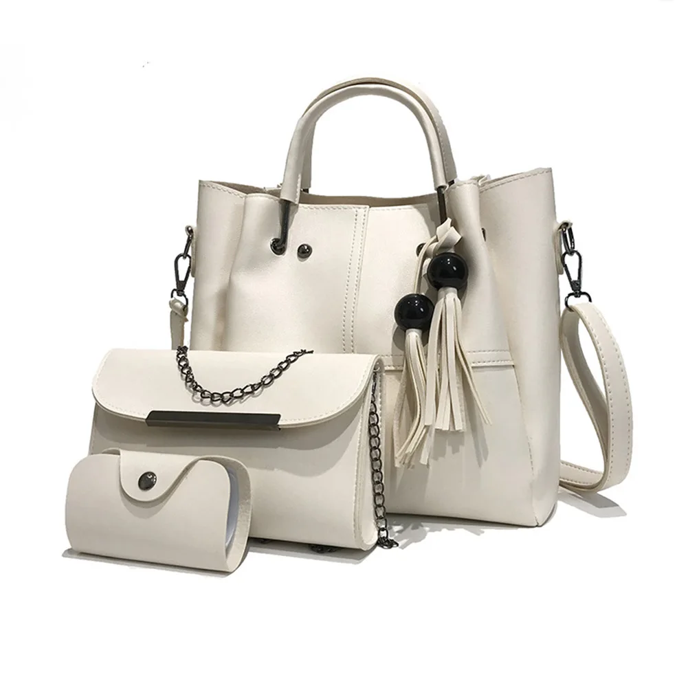 

Fashion Three-Piece Mother and Daughter Bag Handbags Beach Shoulder Bag Large Capacity Women Bag Luxury Handbags Bolsas Feminina