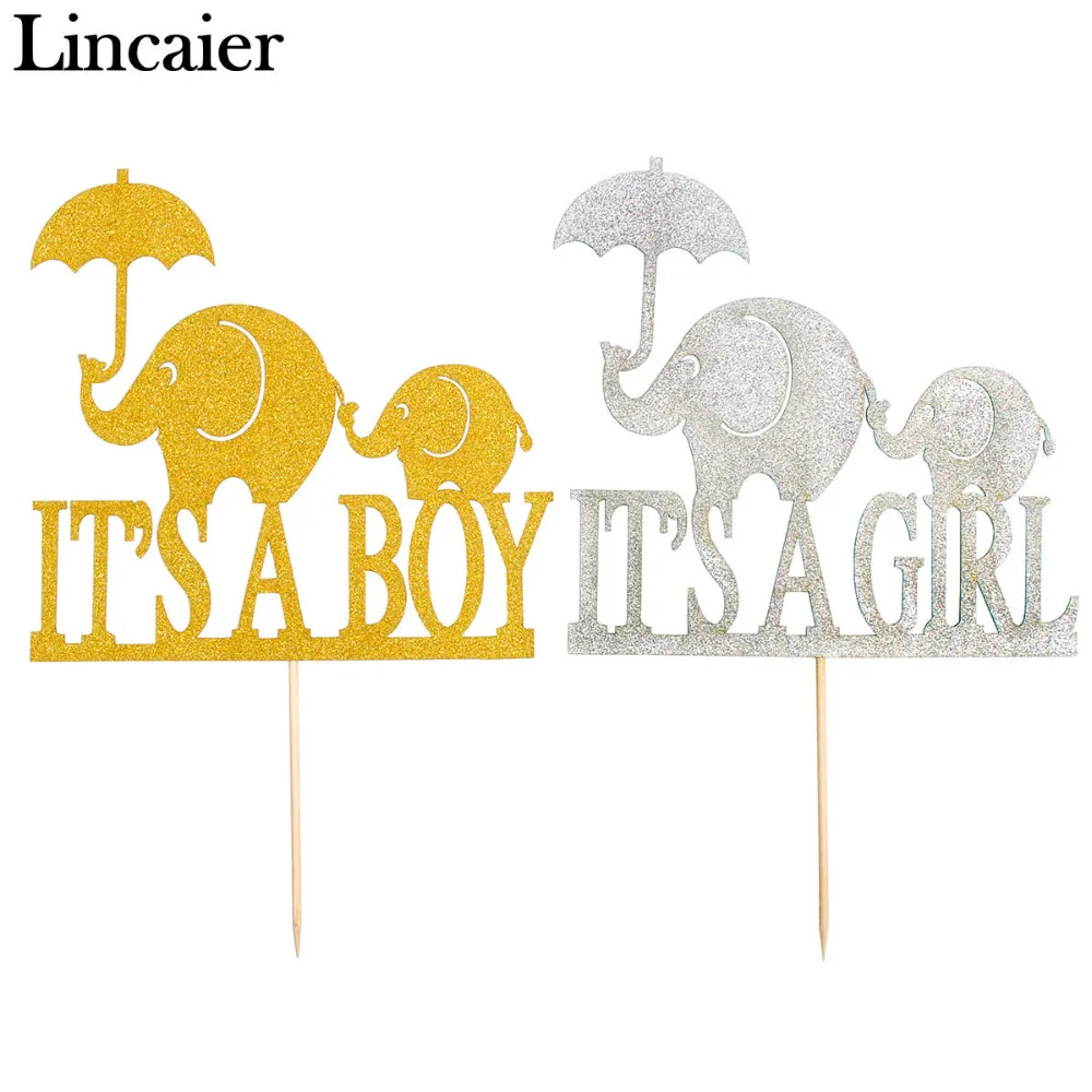 Its A Boy Cake Topper Gold Its A Boy Cake Topper Gold