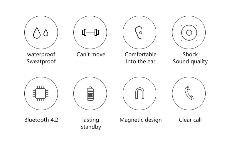 Nouvve XT-11 беспроводные наушники спортивные Bluetooth наушники супер бас Музыка Bluetooth гарнитура с микрофоном беспроводные вкладыши для iPhone