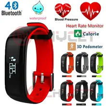 Smart Band P1 Часы Приборы для измерения артериального давления Bluetooth Smart Браслет сердечного ритма Мониторы смарт-браслет Фитнес для Android IOS Телефон