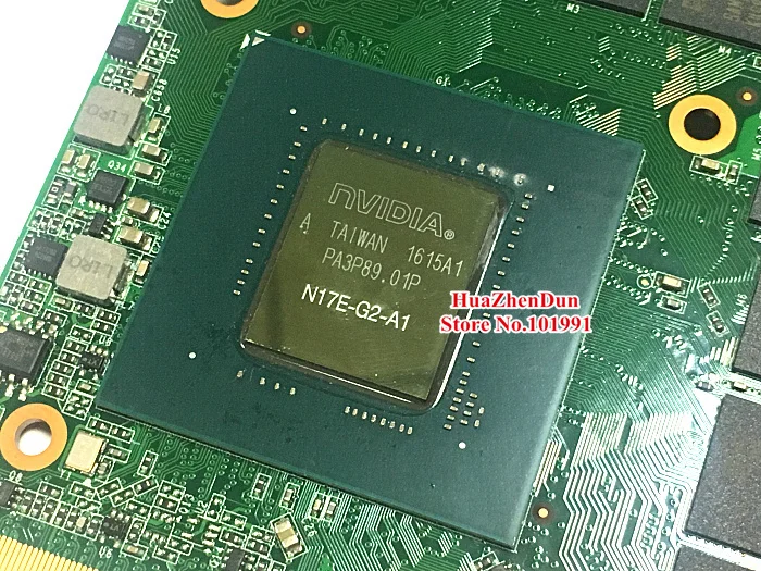 Бесплатная доставка видеокарта nVidia GTX 1070 8G MXM3.0 для ноутбука/ноутбука Dell
