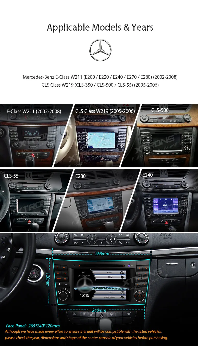 Flash Deal XTRONS 7 inch 2 din Radio Car DVD Player CANbus GPS Navigation for Mercedes Benz E-Class W211 E200 E220 E240 E270 E280 2002-2008 2 Flash Deal XTRONS 7 inch 2 din Radio Car DVD Player CANbus GPS Navigation for Mercedes Benz E-Class W211 E200 E220 E240 E270 E280 2002-2008 2