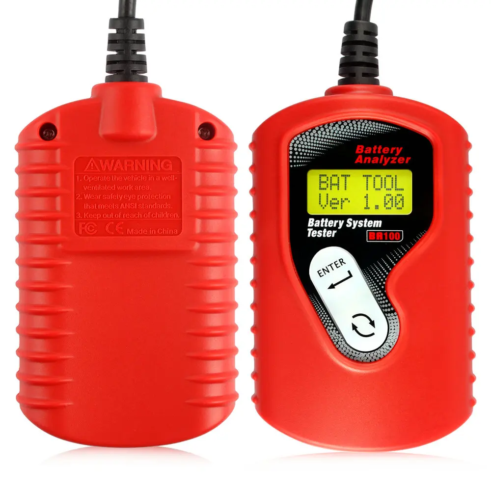 Prix pour 12 V Batterie De Voiture Testeur pour Inondé, AGM, GEL D'origine Ancel BA100 12 Volts Batterie Analyseur CCA Livraison Gratuite Prix pour 12 V Batterie De Voiture Testeur pour Inondé, AGM, GEL D'origine Ancel BA100 12 Volts Batterie Analyseur CCA Livraison Gratuite