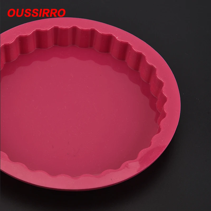 Круглый силиконовый инструмент для выпечки яркость 22 2 см легко снимается без