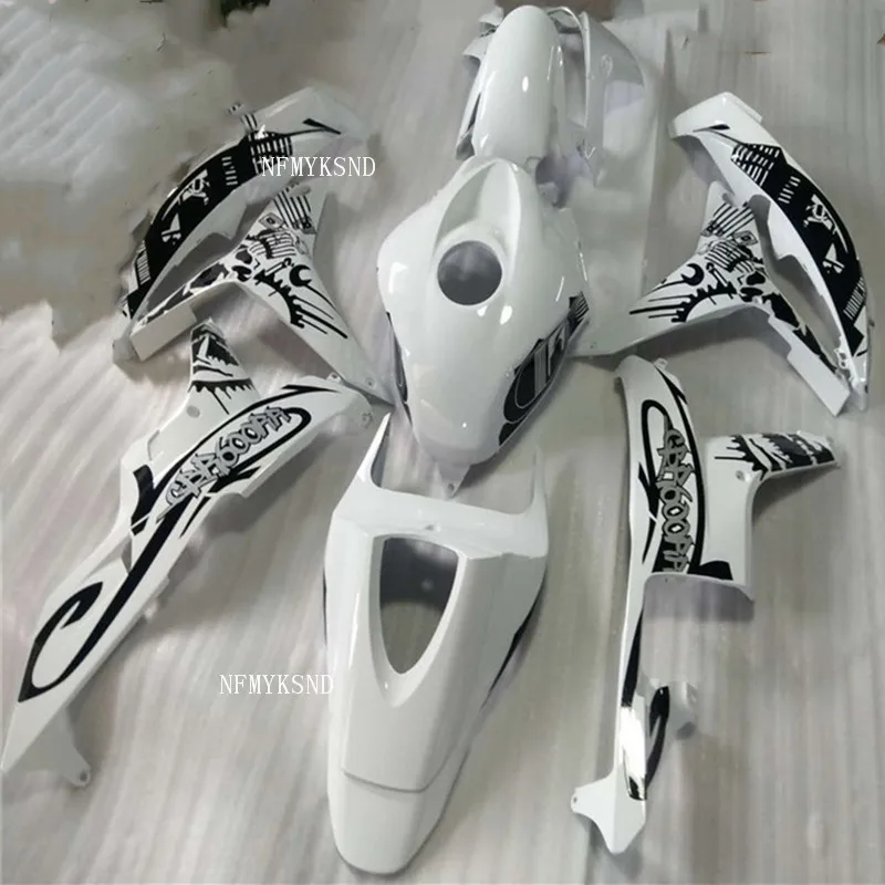 

High White Black fitment Injection motorcycle kit fit for HONDA CBR 600 RR 07 08 moto body CBR600RR 2007 2008 fairings