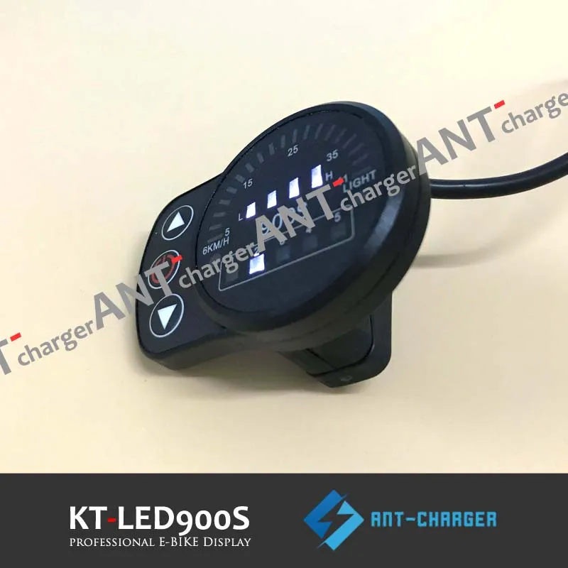 Электрический велосипед 24 В/36 В/48 В KT LED 900S светодиодный дисплей интеллектуальный