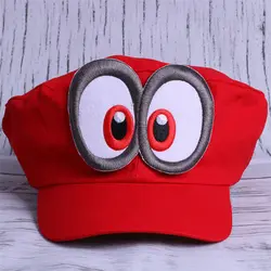 Супер Марио Кепка одисей Марио шапка для косплея Марио Кепка s взрослый Дети Аниме Косплей Кепка