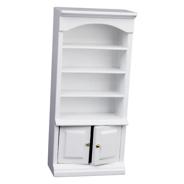Nieuwe 1/12 Poppenhuis Miniatuur Meubels Wit Geschilderd Houten ... Nieuwe 1/12 Poppenhuis Miniatuur Meubels Wit Geschilderd Houten ...