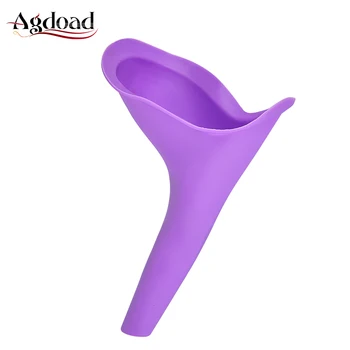 

Women Standing Urinals Portable Female Urinal Stand Up Pee Soft Silicone Urination Device for Outdoor Toilet Travel Camping Use