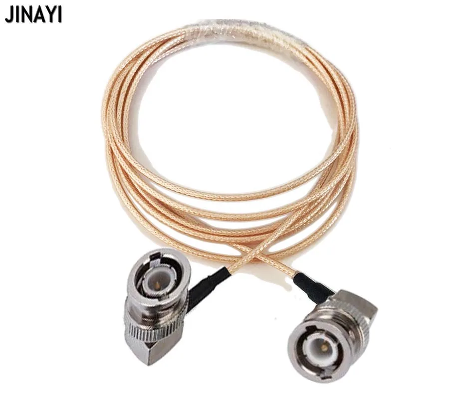 RG179 HD SDI кабель Правый Угол BNC папа Мужской Pigtail 75 Ом 1 м 2 3 5 10/15/20 м|Соединители| |