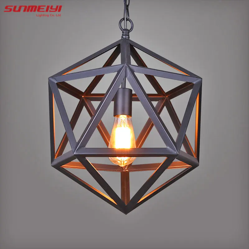 

Vintage Pendant Light Industrial Edison Lamp American Style Ancient Wrought Iron RH Loft Coffee Bar Restaurant bedroom Lights