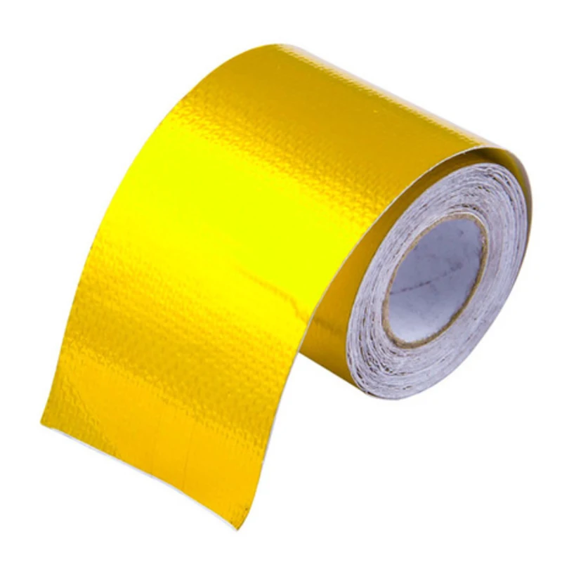 

Reflect A Gold Thermal Tape Air Intake Heat Insulation Shield Wrap Reflective Heat Barrier Self Adhesive Engine