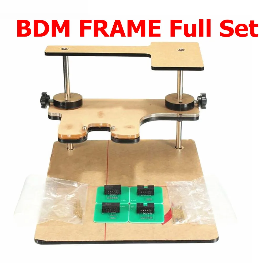 Адаптер BDM рамки и BDM Pin 40 шт. только адаптер+ контакты работает с BDMFrame ktag k-tag kess v2 bdm100 FGtech BDM100 ECU программист - Цвет: BDM FRAME