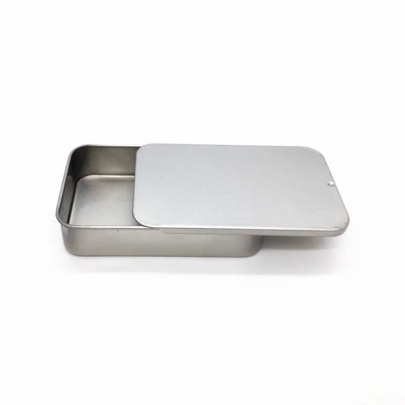 

Size: 90x60x20mm big sliding tin box mint tin metal case food candy box storage packing container