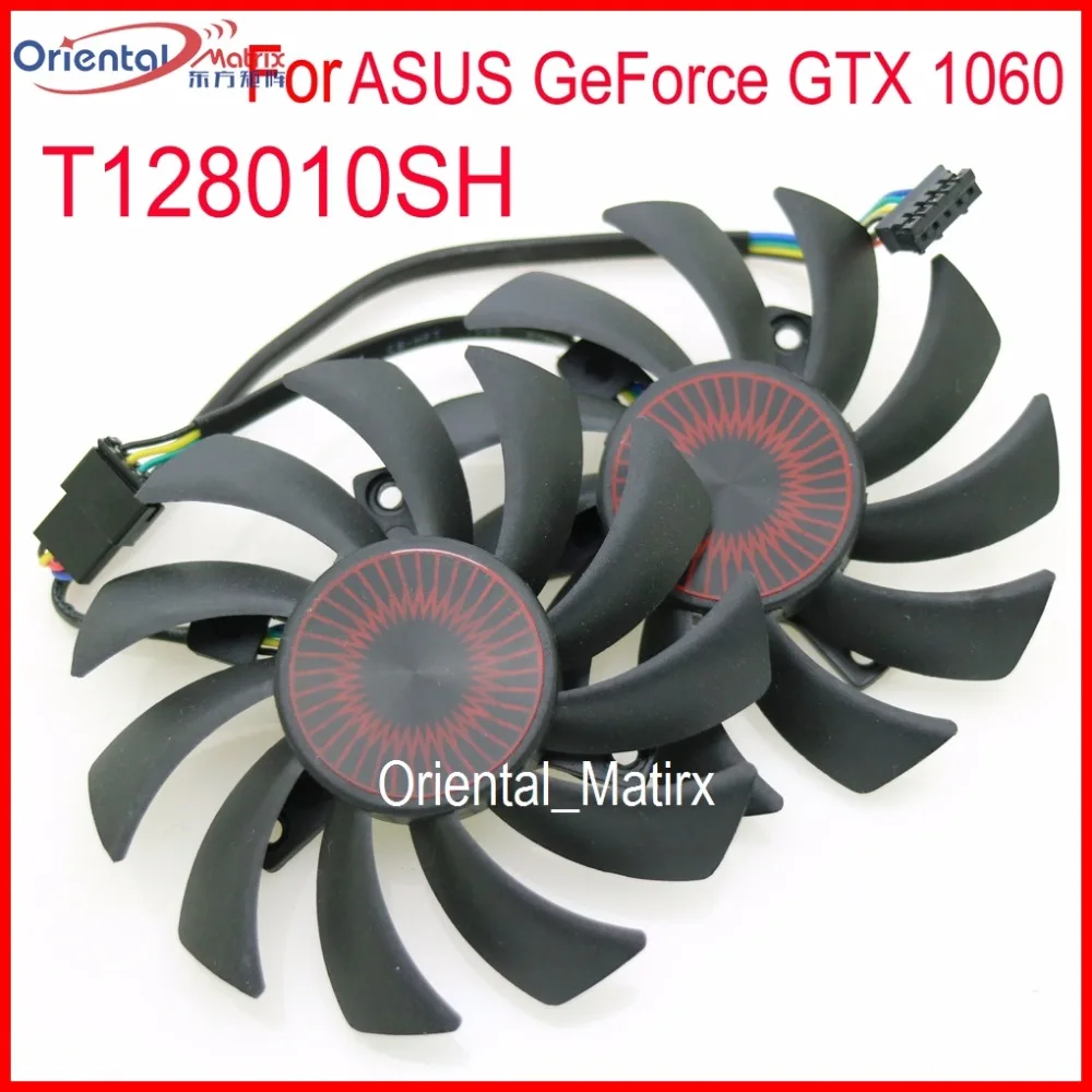 2 шт./лот T128010SH T128010BH DC 12V 0.25A 75 мм VGA вентилятор для ASUS GeForce GTX 1060 GTX1060-03G-SI видеокарты