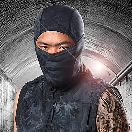 

Hot Tight Camouflage Balaclava Hunting Protection Full Face Neck Mask 6R2D 7EWL