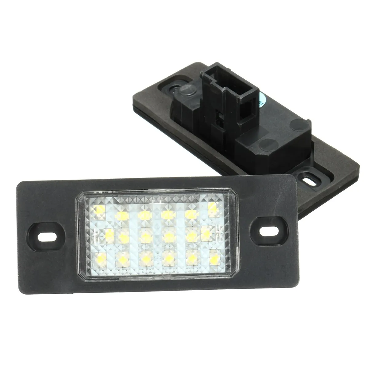 2Pcs 18 LED License Plate Lights SMD3528 Number Plate Light Lamp For