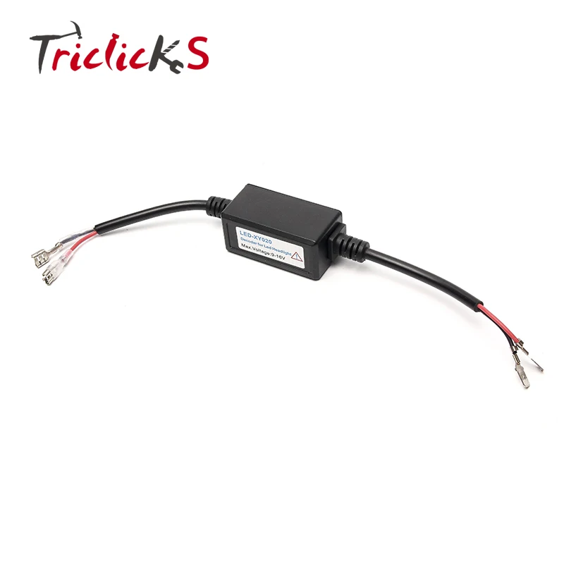 

Triclicks H1 Headlight LED Decoder Resistor Canbus Harness Adaptor Error Free Canbus Canceller Decoders For Audi VW Benz Ford