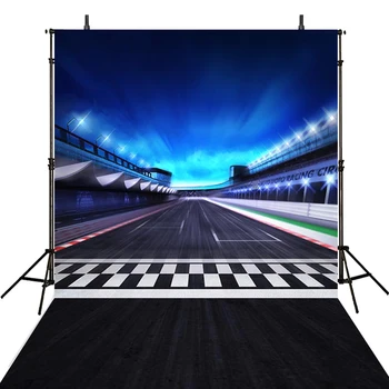 

Hot Blue Photography Backdrops Race Track Backdrop For Photography Teen Background For Photo Studio Fondo Fotografico