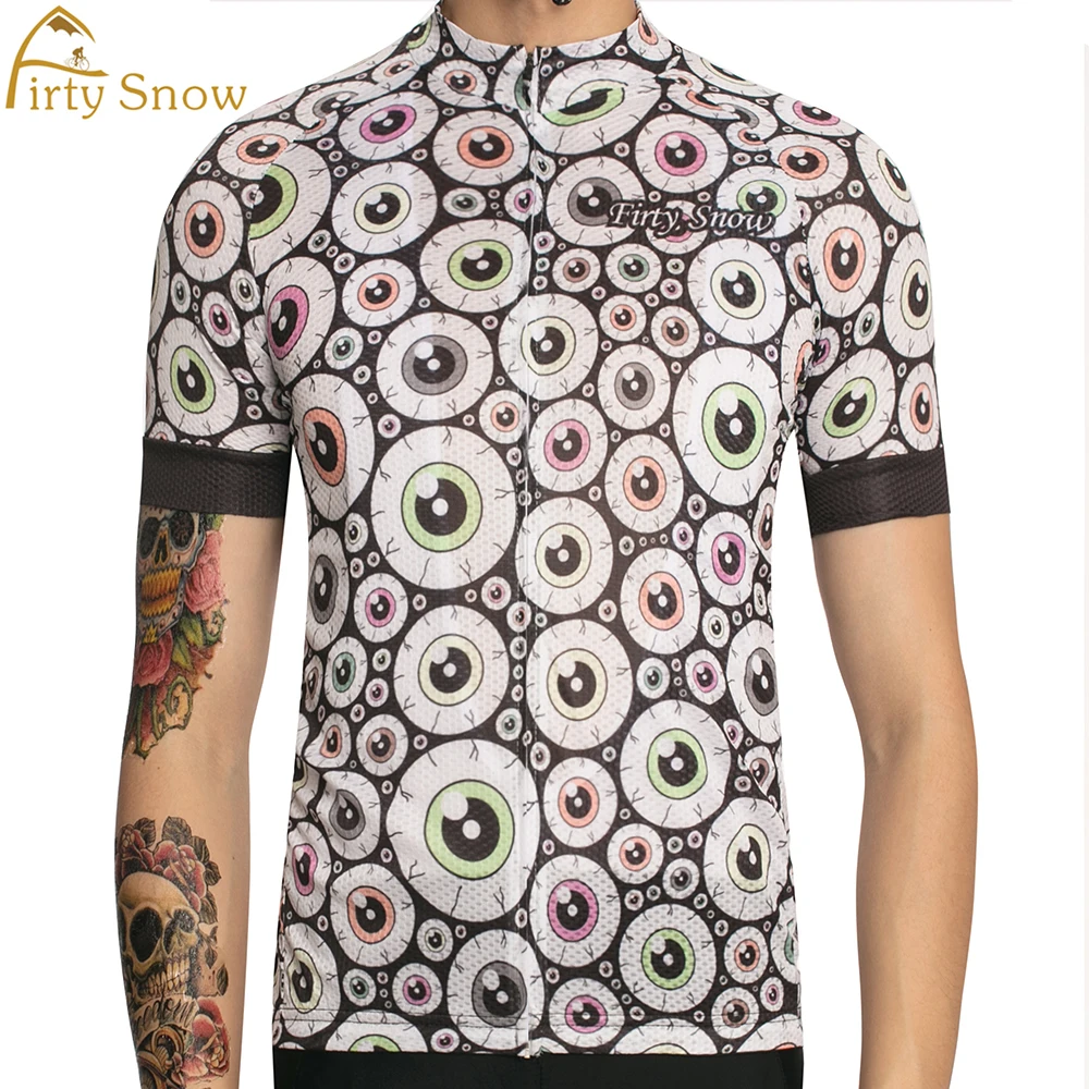 

2019 Firty sonw Men Cycling Jersey Team Road Bicycle Clothing Bike Wear Clothes Ropa Ciclismo BIC Short Sleeve Maillot Ciclismo