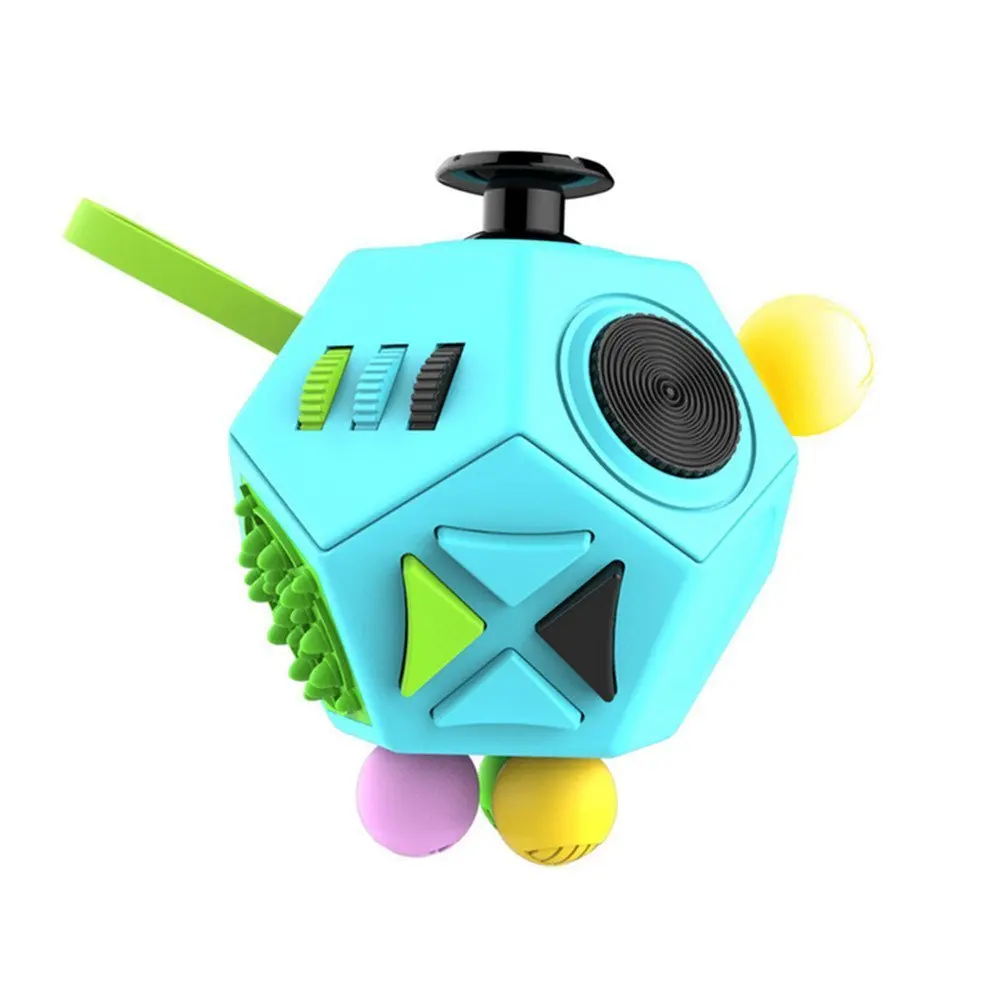 

FIdgeting Block, Cube Relief Stress and Anxiety Anti-Depression Cube for Children and Adults Fidget Toy Rubix Cube