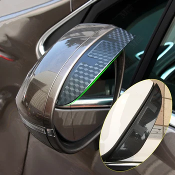 

Car Rearview Mirror Rain Eyebrow Visor Shade Shield Waterproof Guard for honda odyssey crv xrv vezel accord fit carbon fiber