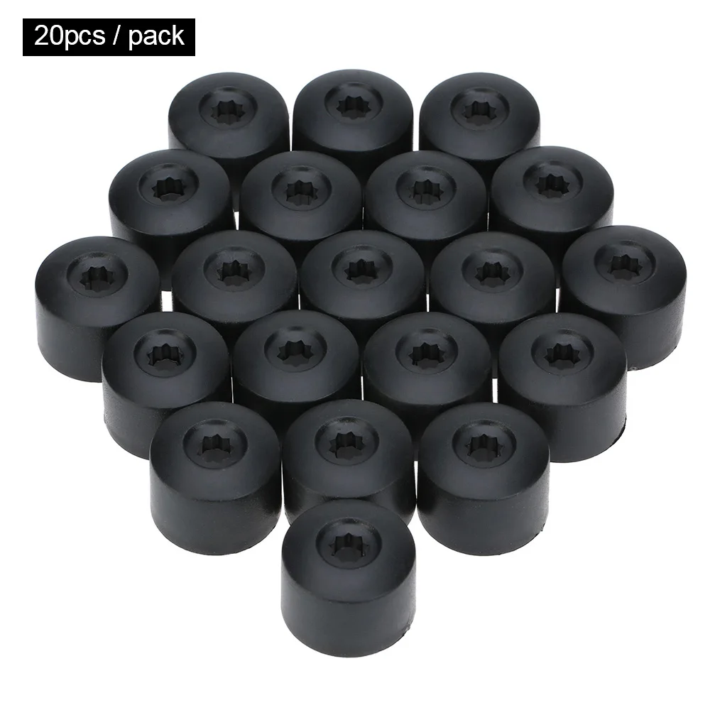 Car Style Car Wheel Nut Bolt 20Pcs 17mm Cap Removal Tool for VW Golf