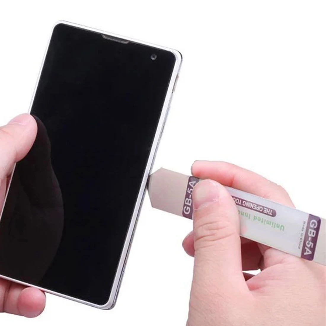 

2pcs Blade Soft Stainless Steel Thin Pry Spudger Cell Phone Tablet Screen Battery Opening Tools for Samsung iPhone iPad Opener