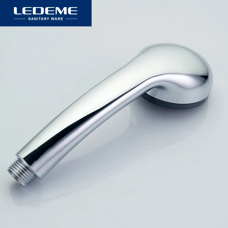LEDEME, Новое поступление, круглые лейки для душа, ABS пластик, хром, Водосберегающие лейки для душа, фиксированная поддержка, ABS, ручной держатель, аксессуары для ванной, L04