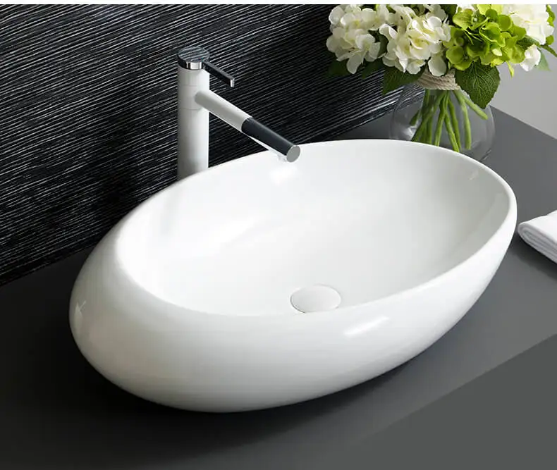 China Ceramic Art Basin Sink Counter Top Wash Basin Bathroom Vessel Sinks wash hand art basin (2)