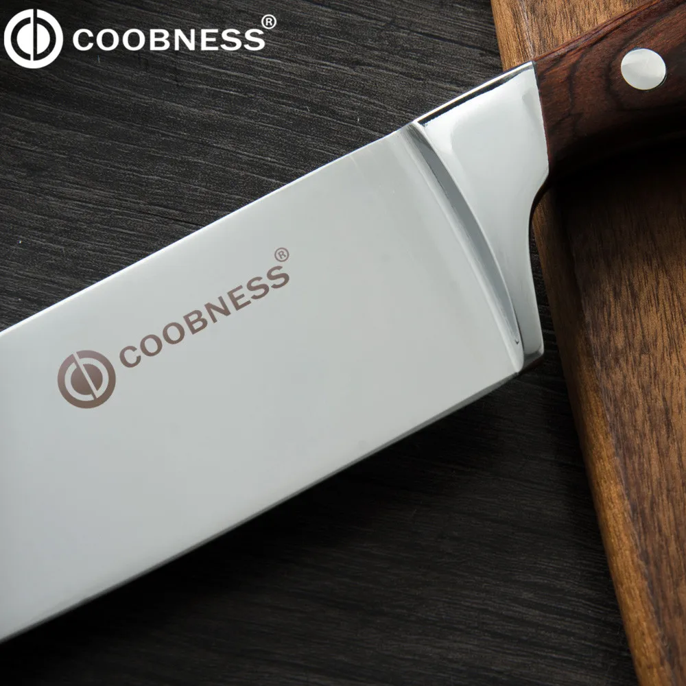 Coobness 7Cr17 кухонный нож из нержавеющей стали, японский нож Santoku, нож для нарезки повара, овощные ножи, режущие инструменты