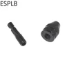 ESPLB Aluminum Alloy 0.3-3.6mm Mini Keyless Drill Bit Chuck Screwdriver Adapter 1/4