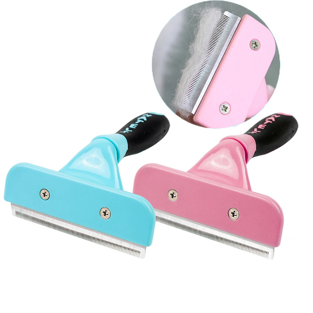 

Professional Pet Cat Comb Hair Deshedding Grooming Pet Comb For Cat Grooming Brush Tool Hair Removal Cleaning
