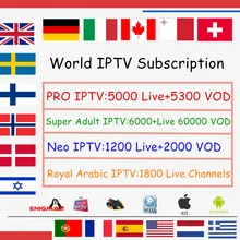 X96mini мировое IPTV подписка Android 9,0 tv box Nordic голландский Франции, Испании Великобритании шведский США я ТВ+ взрослых xxx Smart set top tv box