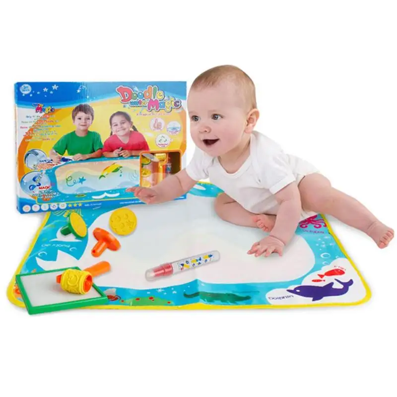 56x69cm Baby Toys Kids Water Drawing Canvas Doodle Painting Picture