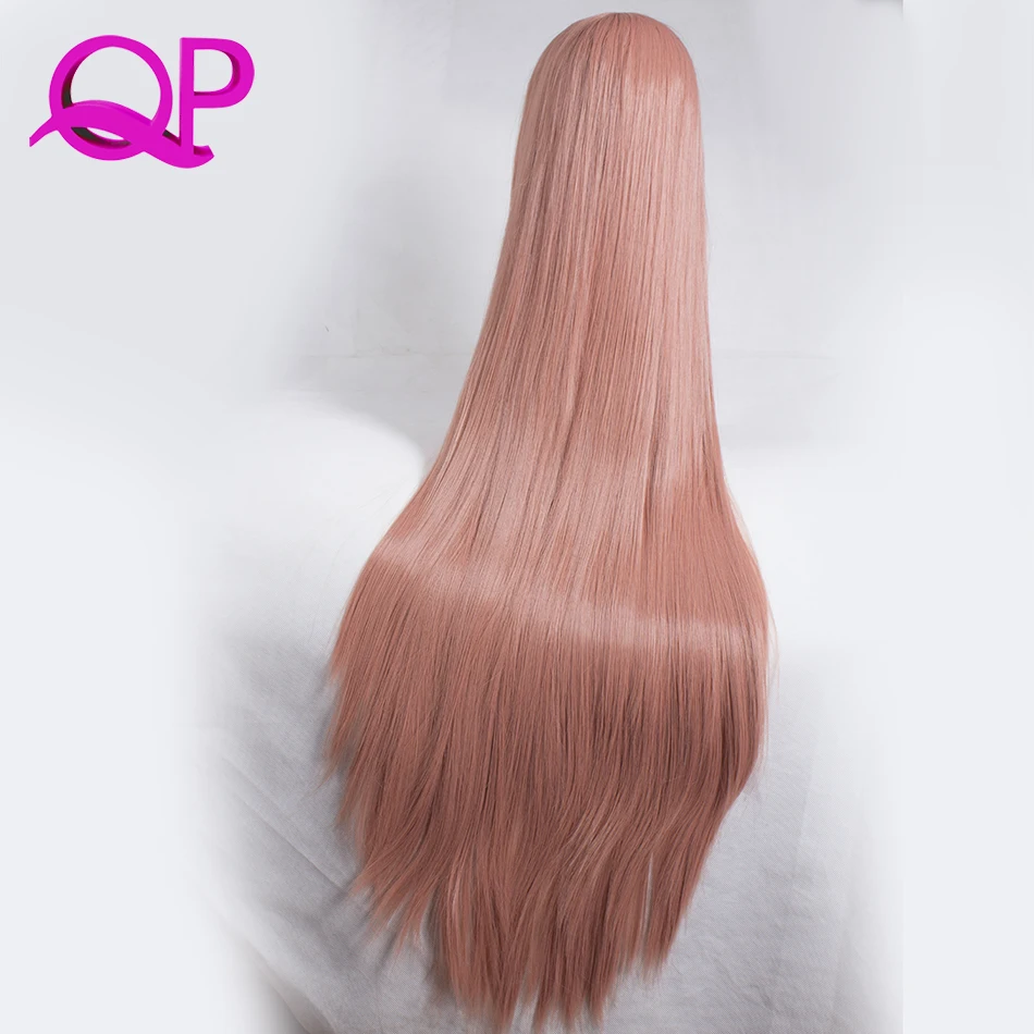 Peluca de pelo sintético sedoso largo de las mujeres del pelo Qp Cosplay pelucas de fibra de alta temperatura
