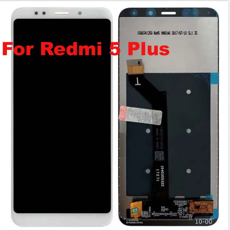 5,9" ЖК-дисплей для Xiaomi Redmi 5 Plus, сенсорный дигитайзер, рамка для Redmi 5 Plus, ЖК-дисплей, сенсорный экран