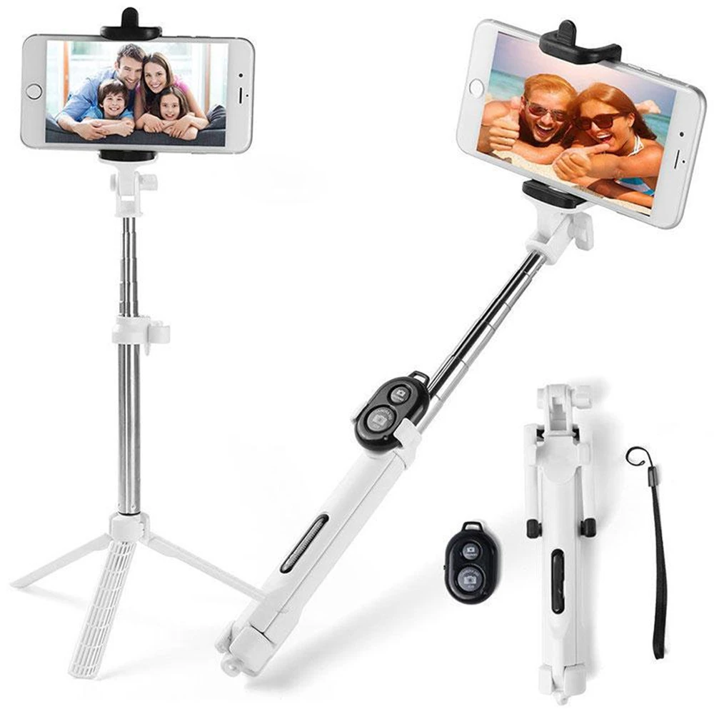 Portable Phone Selfie Stick Bluetooth Monopod Tripod Remote Controller Battery Shutter Stable Compact Light Portable Phone Selfie Stick Bluetooth Monopod Tripod Remote Controller Battery Shutter Stable Compact Light