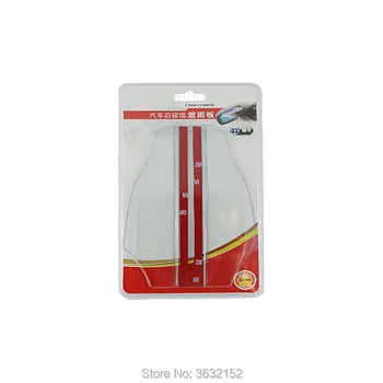 

2PCS PVC Car Rearview Mirror Rain Eyebrow Rainproof Blades Car Styling For Audi a4 a3 q5 q7 a5 b6 b8 a6 c5 b7 c6