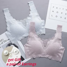 BZEL, модный сексуальный бюстгальтер без косточек для женщин, пуш-ап, бесшовный бюстгальтер без косточек, кружевной Женский Бюстгальтер Bh размера плюс, женское нижнее белье