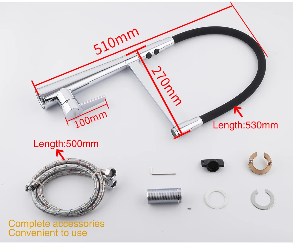 GAPPO, кухонные смесители, черный хром, кухонный смеситель, кран с одной ручкой, гибкий кухонный кран для раковины, смеситель для воды, краны