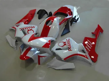 

Motorcycle Fairing Kit for HONDA CBR600RR 03 04 CBR 600RR F5 2003 2004 CBR600 ABS White hot red Fairings set+7gifts HY23