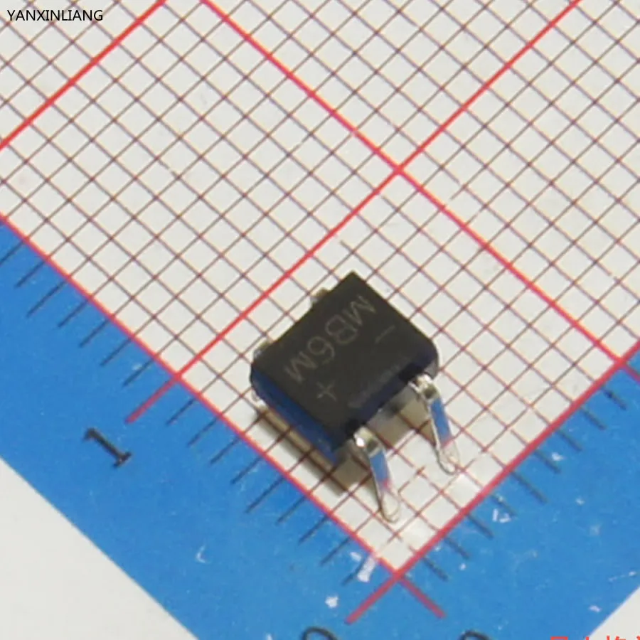 10 шт. 600 в 0.5A dip-4 выпрямителя диодный мост mb6m