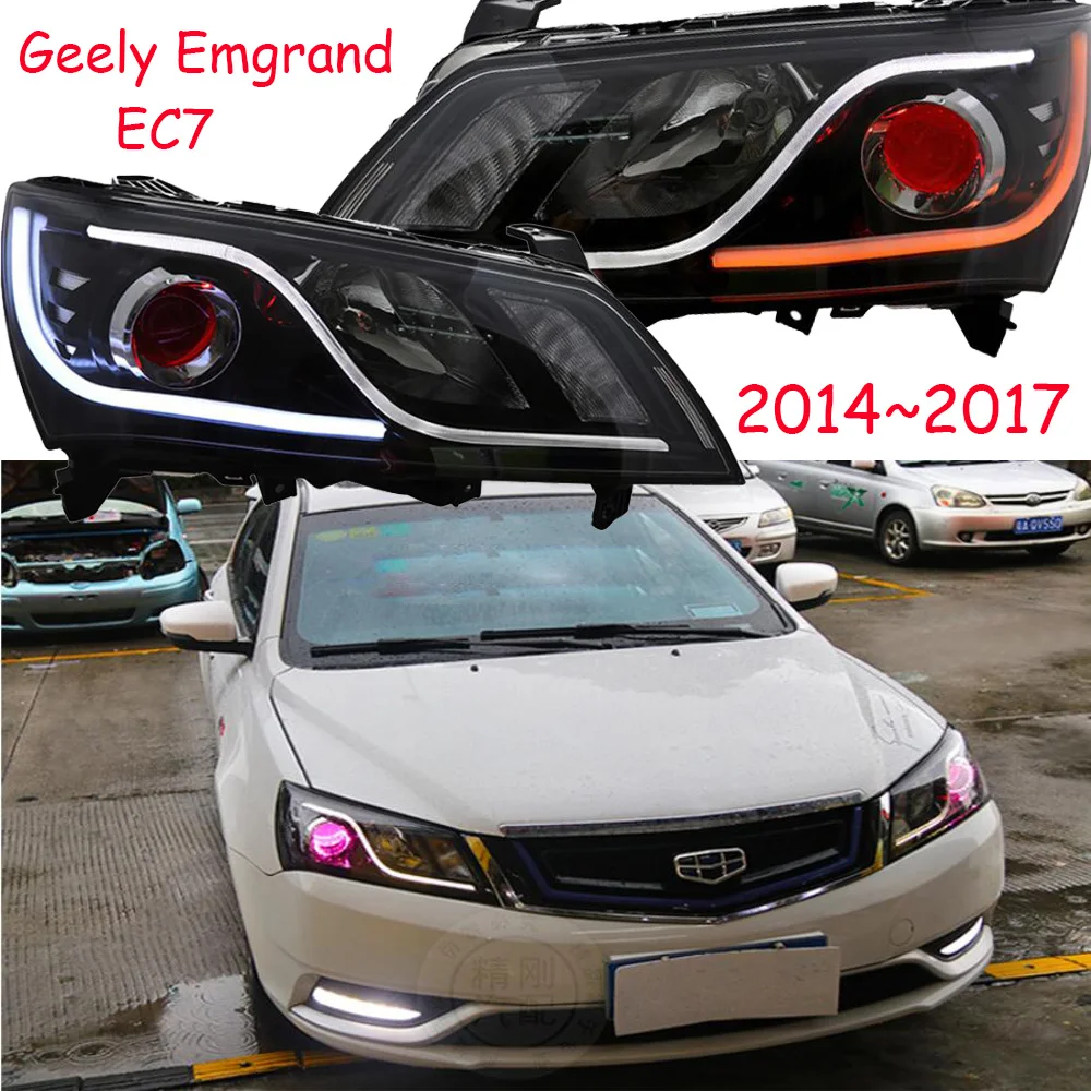 RHD LHD Geely Emgrand EC7 головной светильник, 2 шт, автомобильные аксессуары, Emgrand EC7 противотуманный светильник, EC8, Emgrand EC7 передняя фара