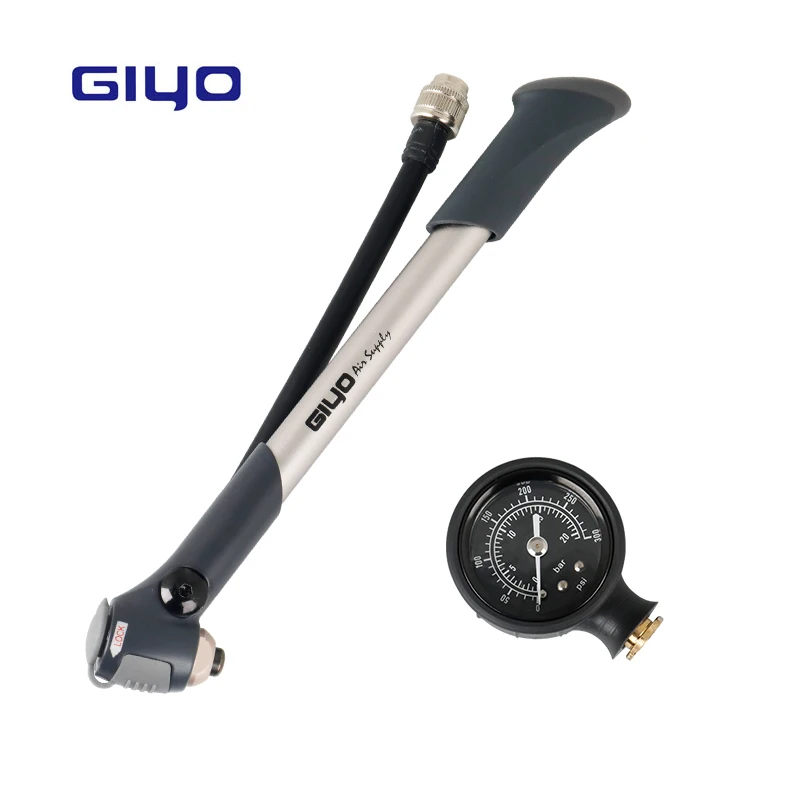 GIYO GS 03S велосипедный насос 300PSI надувная вилка шок подходит Schrader компактный мини с