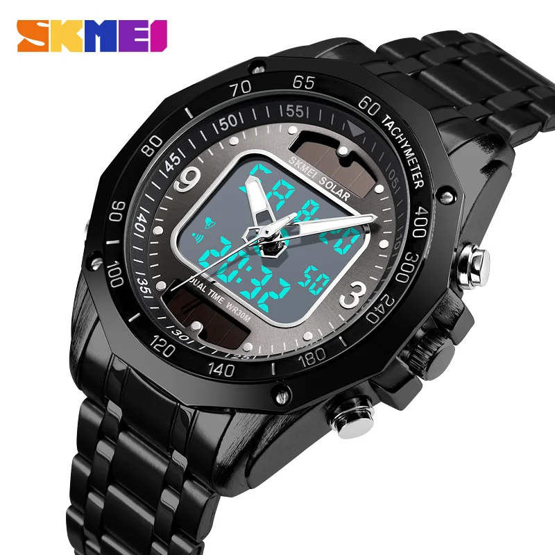 

2019 SKMEI Luxury Men Quartz Watch Men Dual Time Display Alarm Clock Waterproof Wristwatch Sport Watches Relogio Masculino 1493