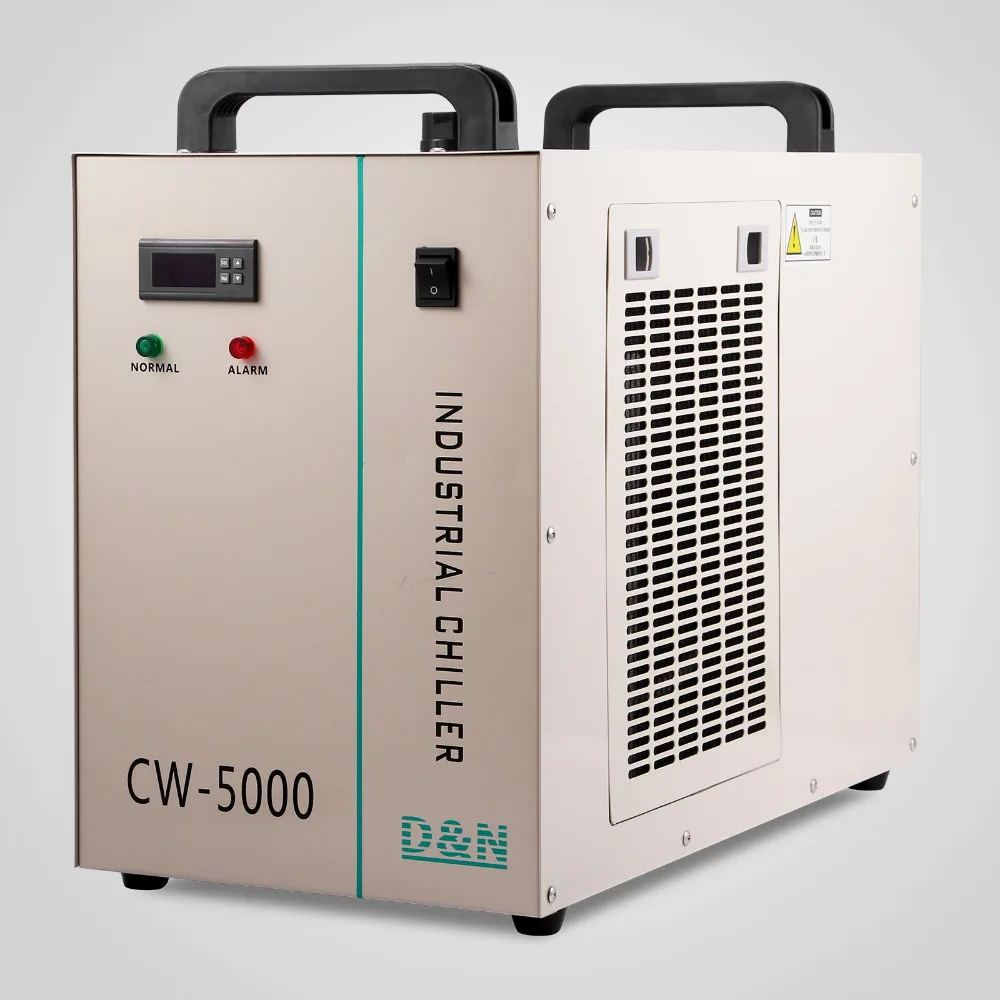 CW-5000DG INDUSTRIAL WATER CHILLER 6L TANK LASER EQUIPMENT CO2 GLASS LASER