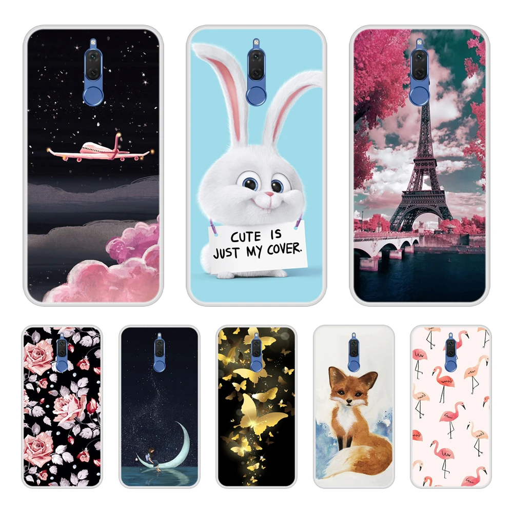 

Case For Huawei nova 2i Soft Silicone TPU Cool Design Patterned Printing Phone Cover For Huawei nova2i Case Cover