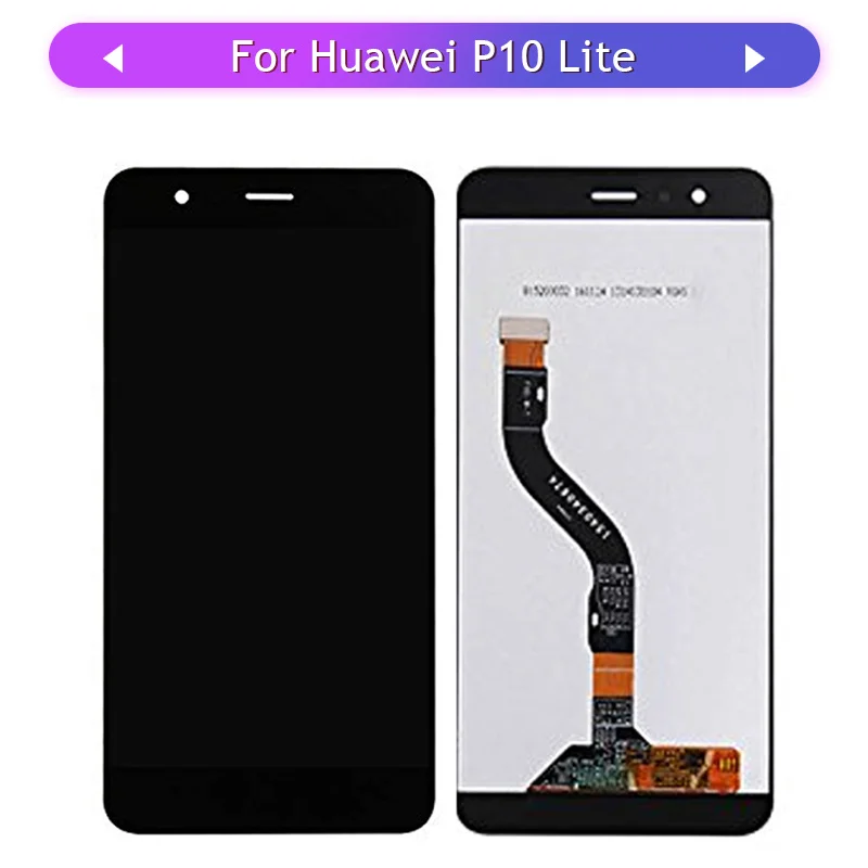 

For Huawei P10 Lite WAS-L03T WAS-LX1 WAS-LX2 WAS-LX3 complete Touch Screen LCD Display Assembly Glass Digitizer replacement